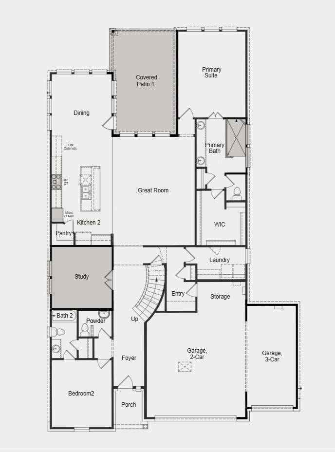 Living area at 9104 The Ravine Way - 4 bed 4 bath home