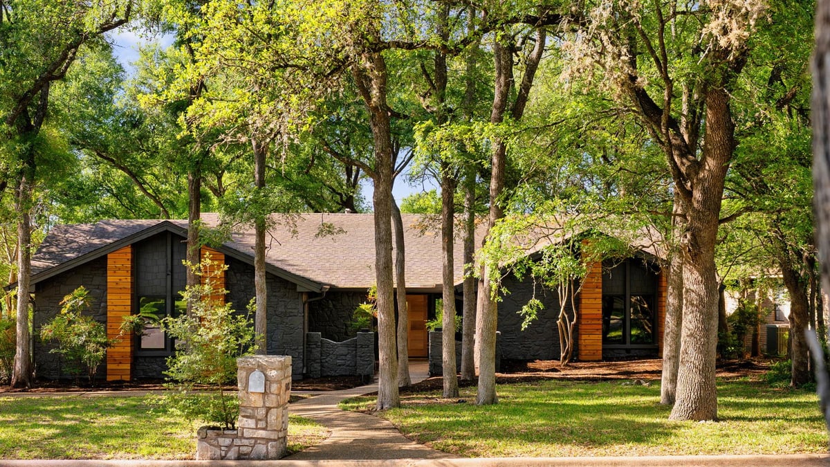 View 9107 Cedar Crest DR in Balcones Village Sec 04 9107 Cedar Crest DR - front exterior - Luxury home in Balcones Village Sec 04, Austin, TX