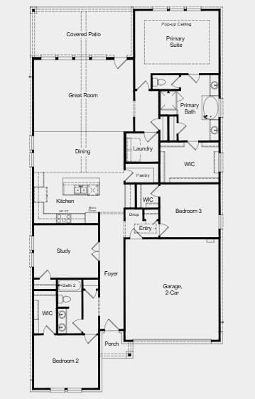 Living area at 9116 Hamadryas Dr - 3 bed 2 bath home