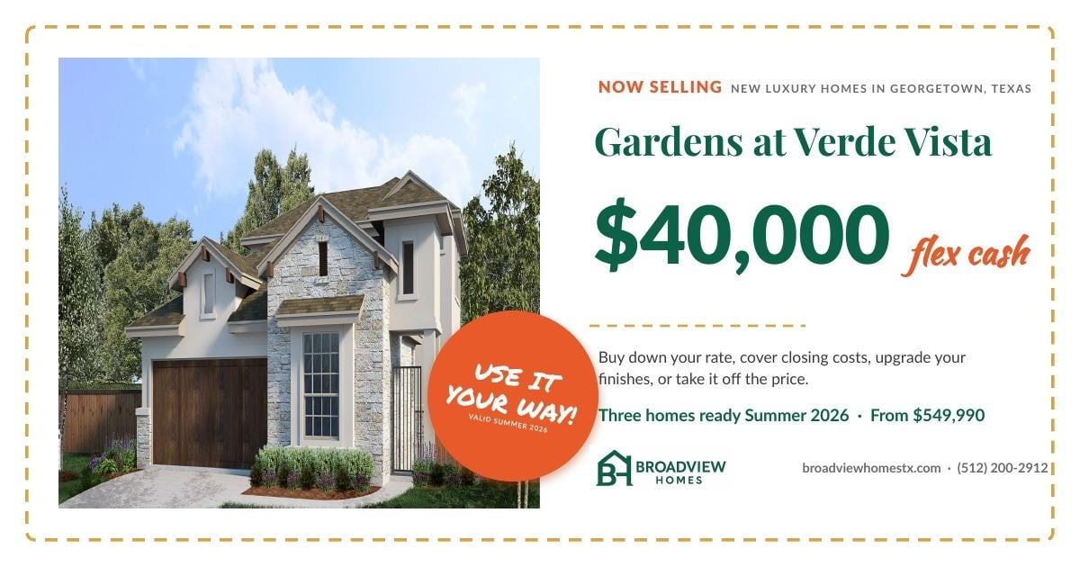View 920 Indian Hawthorne DR Unit #G in Gardens/Verde Vista 920 Indian Hawthorne DR Unit #G - front exterior - Luxury home in Gardens/Verde Vista, Georgetown, TX