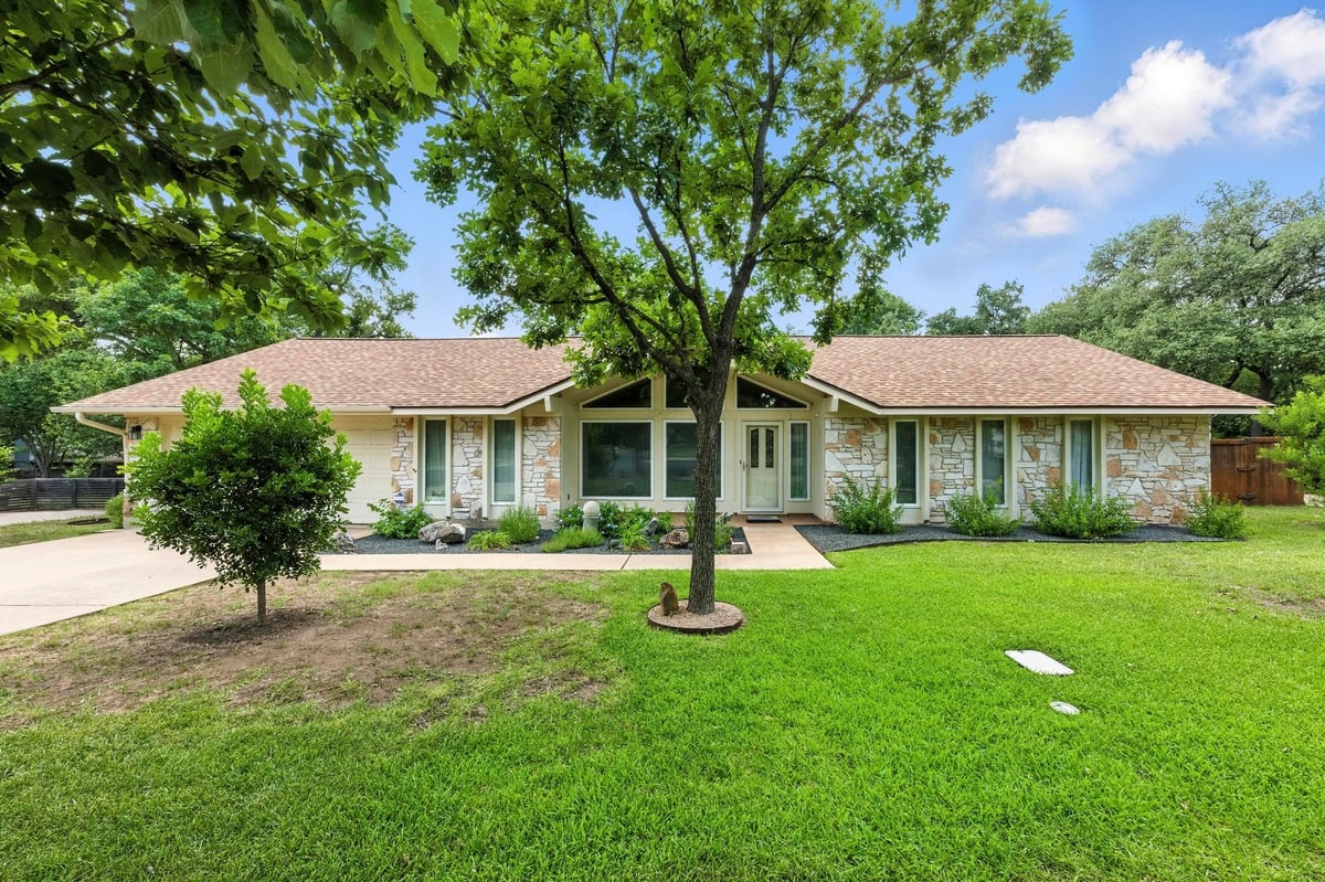 View 9204 Queenswood Dr in Castlewood Forest Sec 06 9204 Queenswood Dr - front exterior - Luxury home in Castlewood Forest Sec 06, Austin, TX