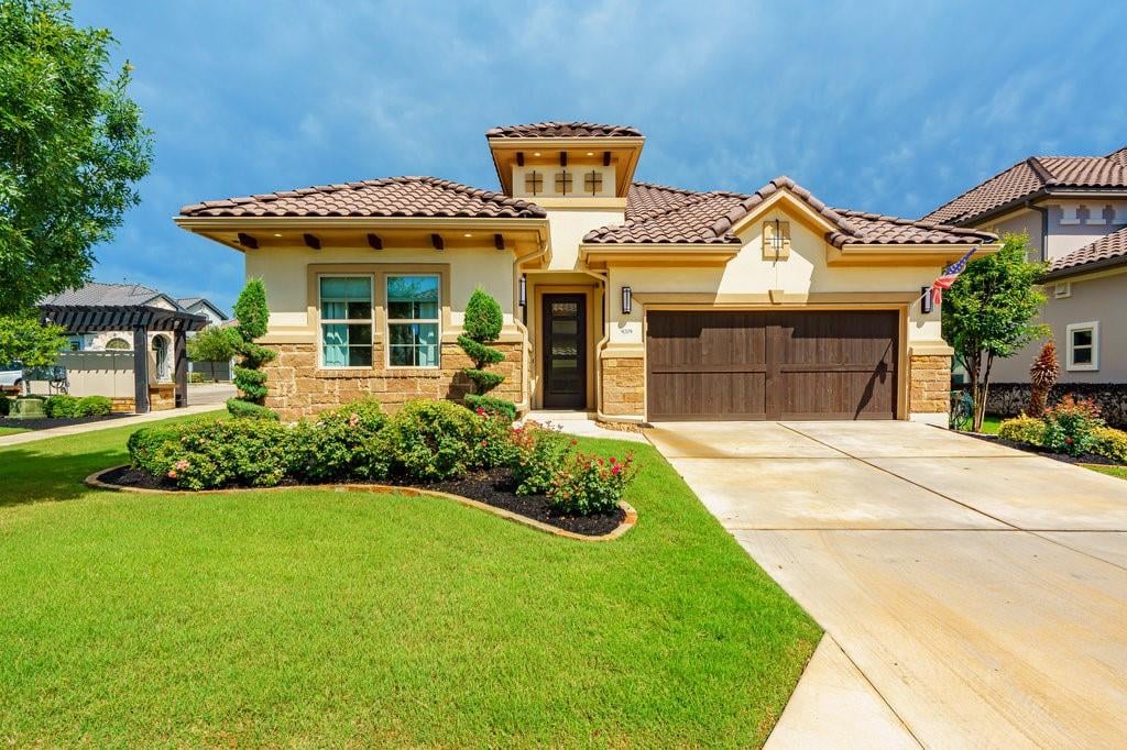 View 9209 Bayshore Bnd in Montebello 9209 Bayshore Bnd - front exterior - Luxury home in Montebello, Austin, TX