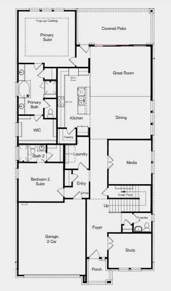 Living area at 9216 Hamadryas Dr - 4 bed 3 bath home