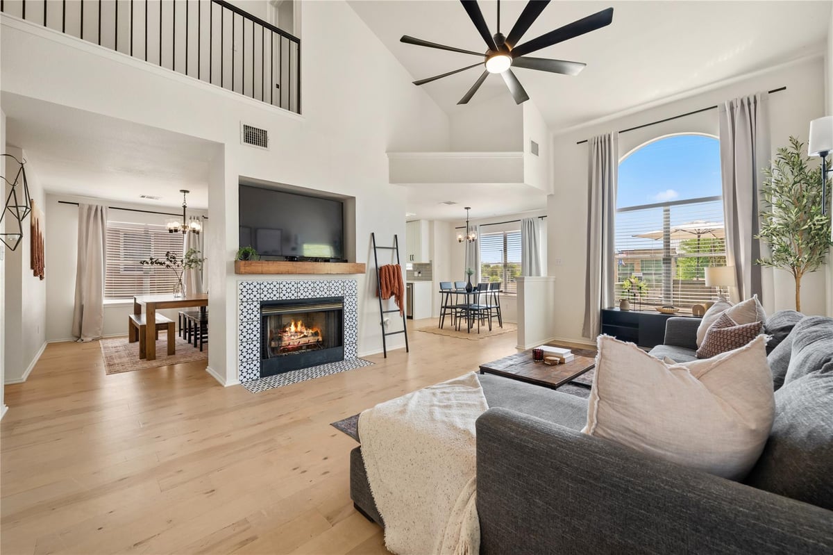 Living area at 9257 Vigen Cir - 3 bed 2 bath home