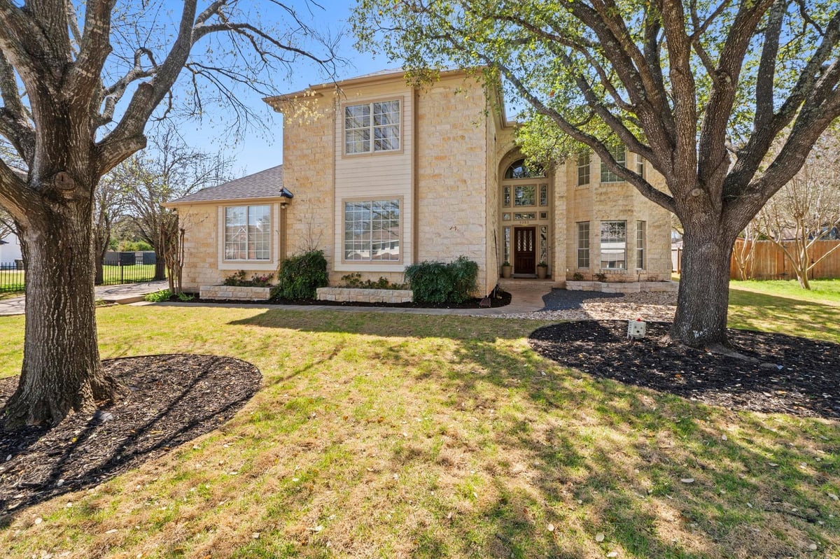 View 9305 Caracas Dr in Austin Lake Hills Sec 02 9305 Caracas Dr - front exterior - Luxury home in Austin Lake Hills Sec 02, Austin, TX