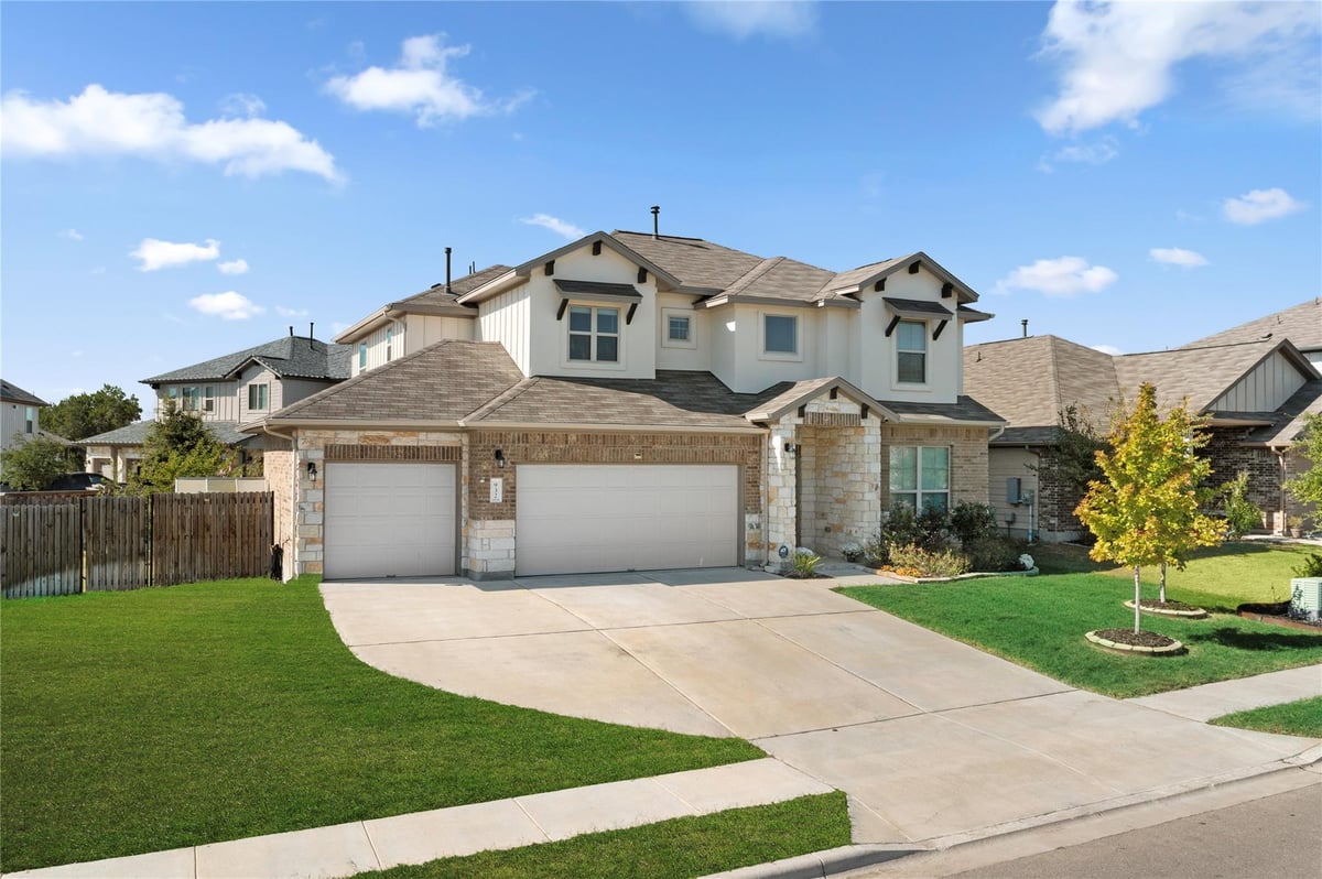 View 932 Medina Way in Caughfield Ph 8 932 Medina Way - front exterior - Luxury home in Caughfield Ph 8, Leander, TX