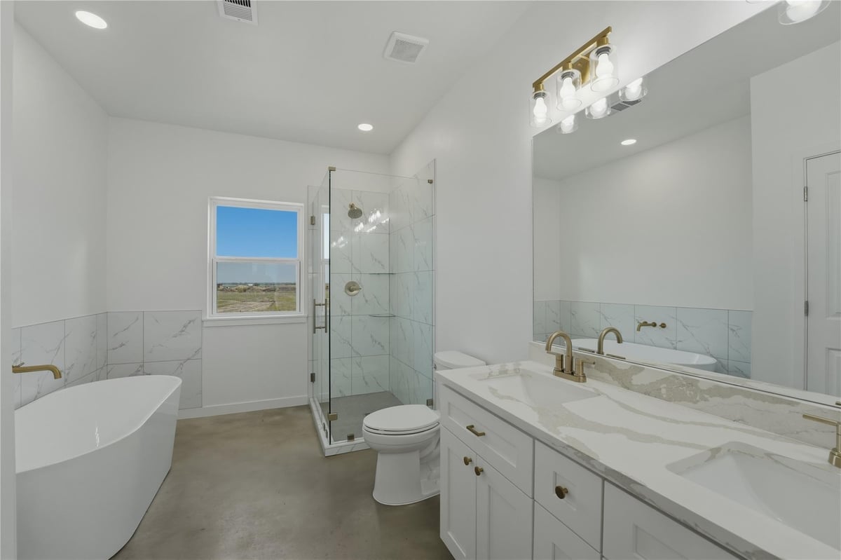 Bathroom at 9345 Hajovsky Rd - 3 bed 2 bath home