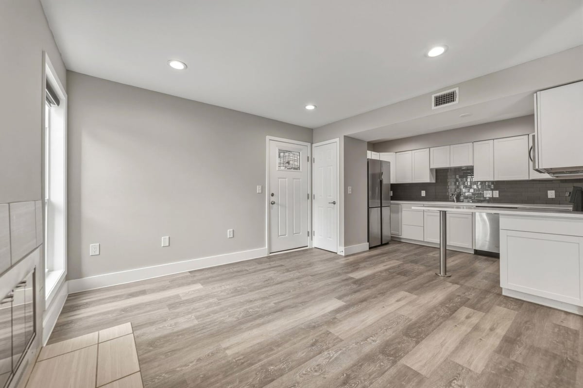 Living area at 935 La Posada Dr Unit #144 - 1 bed 1 bath home