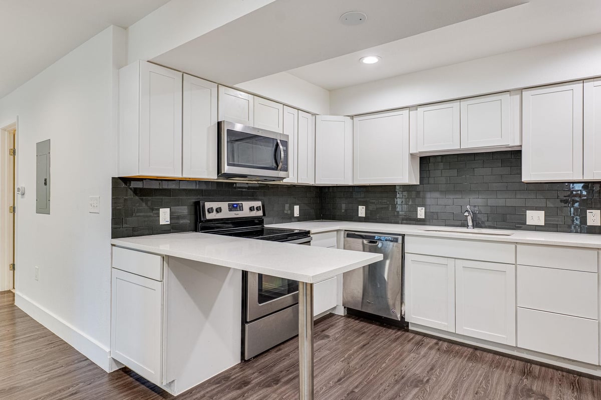 Living area at 935 La Posada Dr Unit #156 - 1 bed 1 bath home