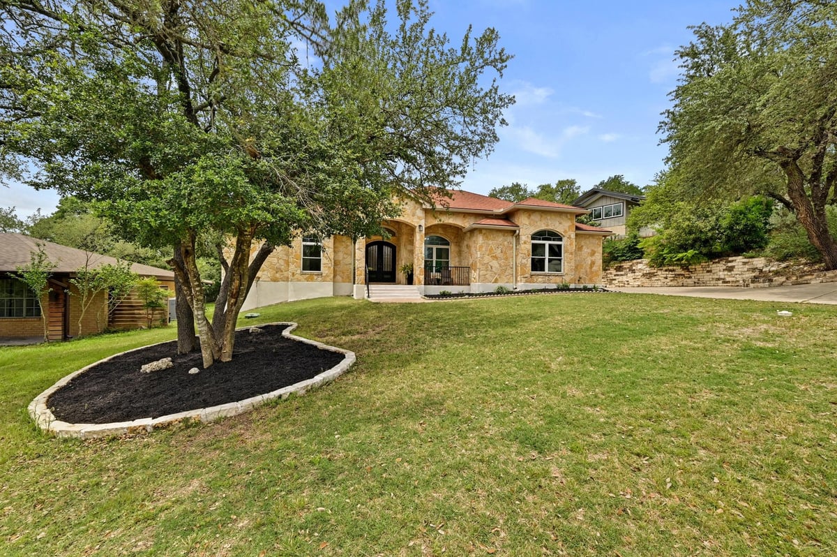 View 9402 Springwood Dr in Balcones Village Sec 08 9402 Springwood Dr - front exterior - Luxury home in Balcones Village Sec 08, Austin, TX