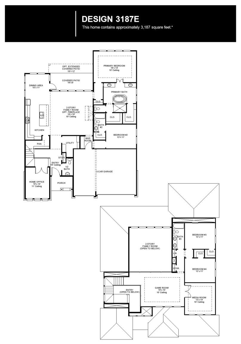 Living area at 9405 Dingo Dr - 4 bed 3 bath home