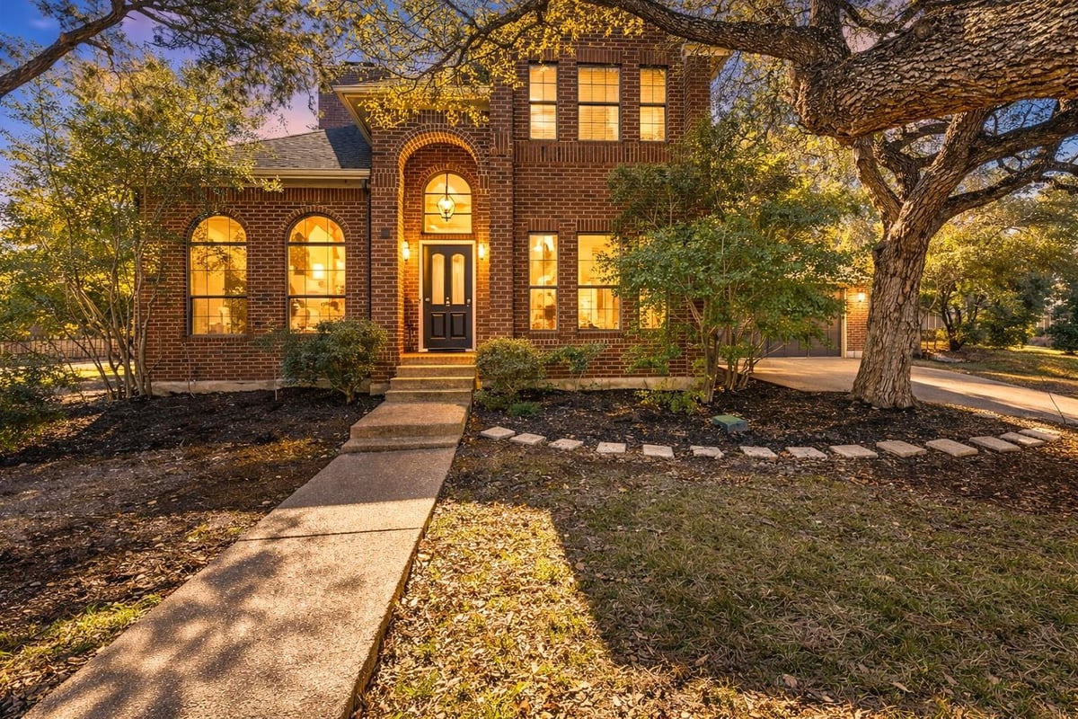 View 9409 Caracas DR in Austin Lake Hills Sec 02 9409 Caracas DR - front exterior - Luxury home in Austin Lake Hills Sec 02, Austin, TX