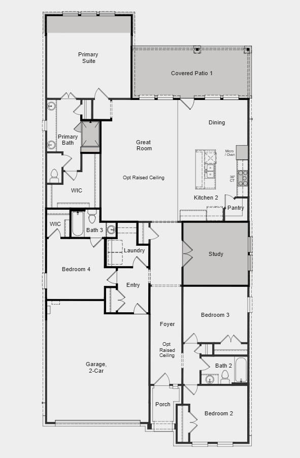 Living area at 9417 Boathouse Dr - 4 bed 3 bath home