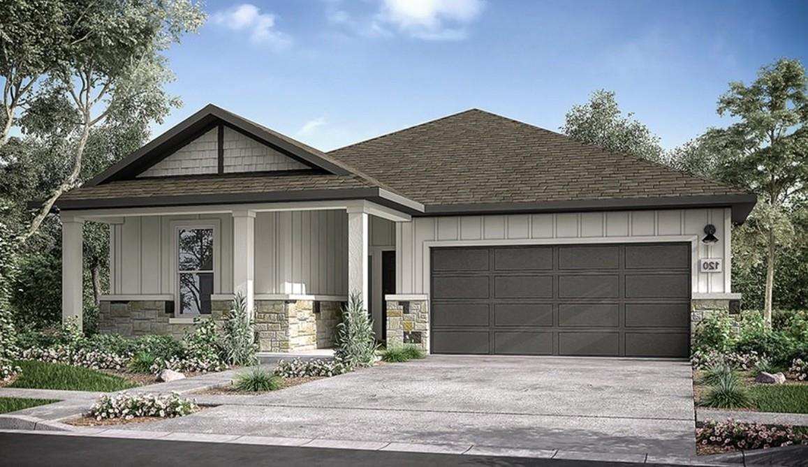 View 9504 Hamadryas Dr in Easton Park 9504 Hamadryas Dr - front exterior - Luxury home in Easton Park, Austin, TX