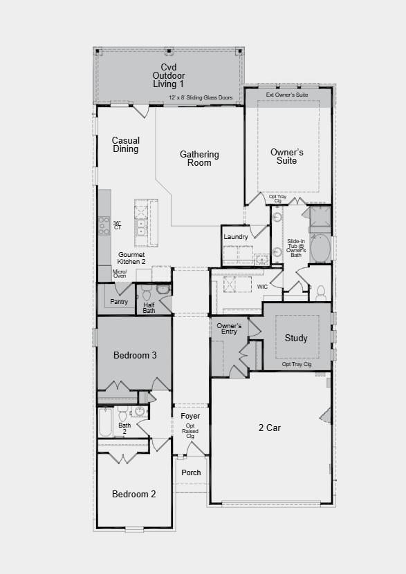 Living area at 9504 Hamadryas Dr - 3 bed 2 bath home