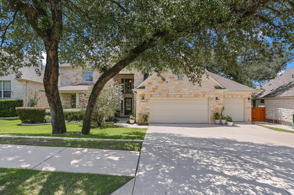 View 9516 Indina Hills Dr in Avery Ranch 9516 Indina Hills Dr - front exterior - Luxury home in Avery Ranch, Austin, TX