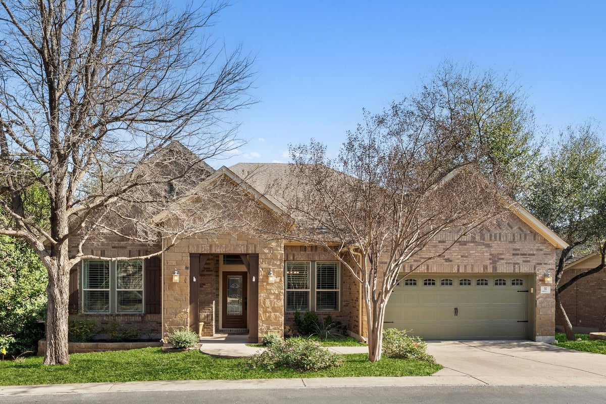View 9550 Savannah Ridge DR Unit #37 in Villas At Canyon Creek Condo 9550 Savannah Ridge DR Unit #37 - front exterior - Luxury home in Villas At Canyon Creek Condo, Austin, TX