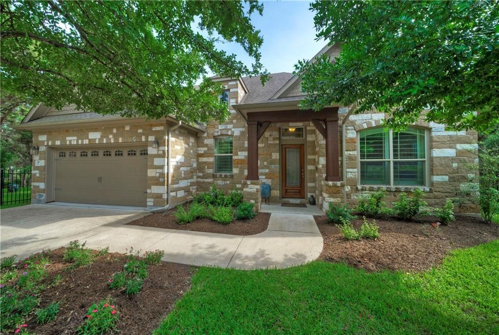 View 9550 Savannah Ridge Dr Unit #49 in Villas At Canyon Creek Condo 9550 Savannah Ridge Dr Unit #49 - front exterior - Luxury home in Villas At Canyon Creek Condo, Austin, TX