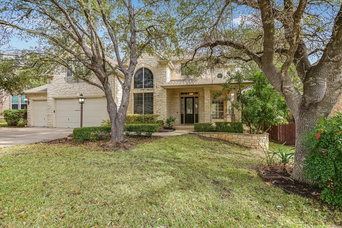 9605 Corbe Dr - front exterior - Luxury home in Canyon Creek Sec 29, Austin, TX