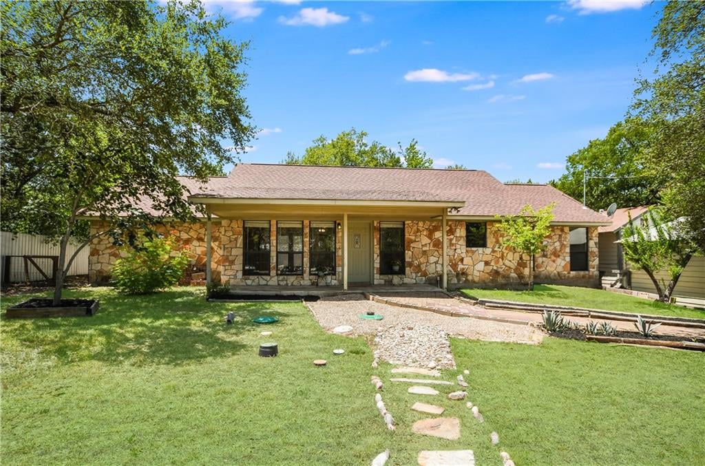 View 9607 Saugus LN in Austin Lake Estates Sec 03 9607 Saugus LN - front exterior - Luxury home in Austin Lake Estates Sec 03, Austin, TX
