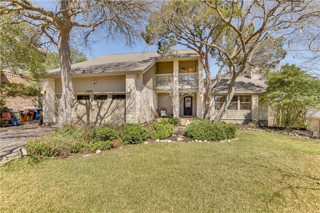 View 9613 Grand Oak Dr in Oak Summit 9613 Grand Oak Dr - front exterior - Luxury home in Oak Summit, Austin, TX