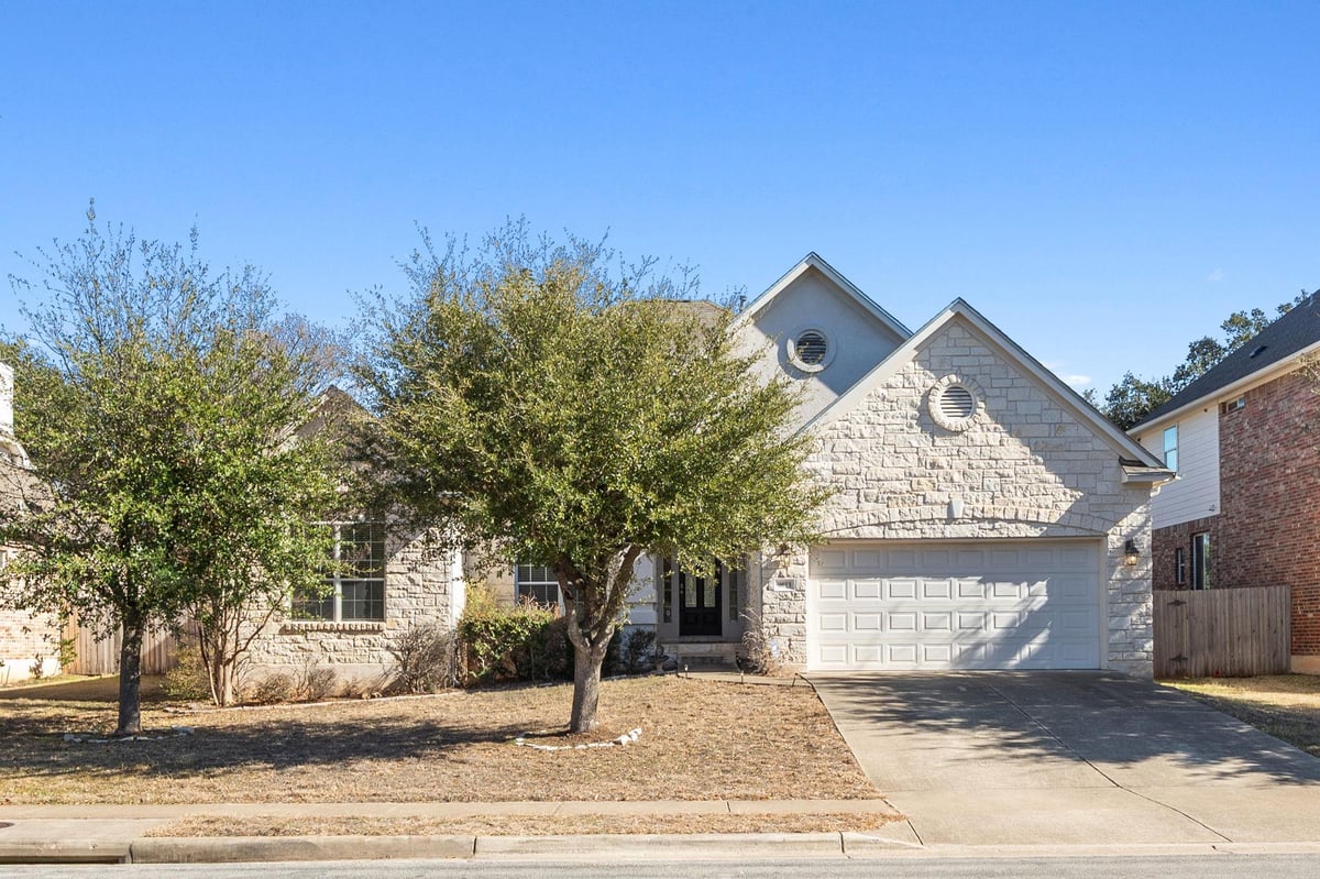 View 9613 INDINA HILLS Dr in Avery Ranch 9613 INDINA HILLS Dr - front exterior - Luxury home in Avery Ranch, Austin, TX