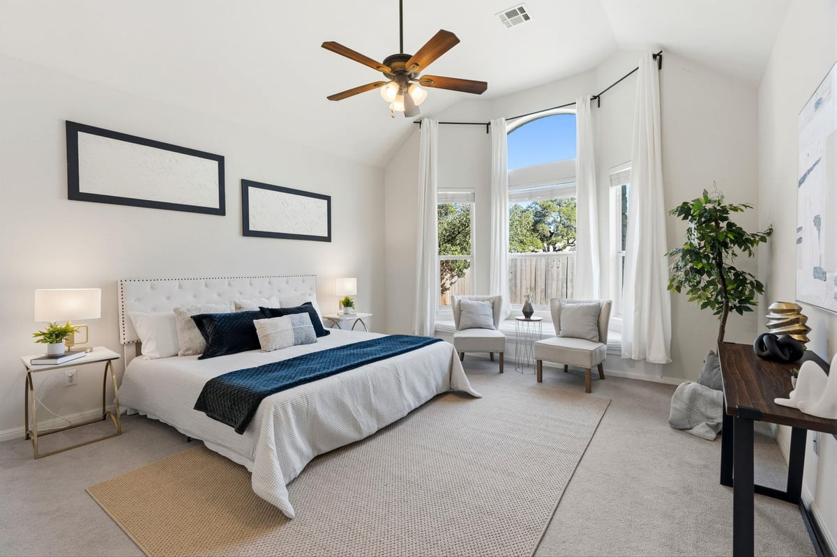 Primary bedroom at 9613 INDINA HILLS Dr - 3 bed 2 bath home