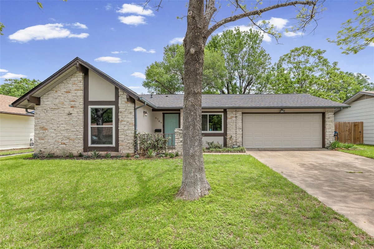 View 9709 Cottle Dr in Northcape Sec 03 9709 Cottle Dr - front exterior - Luxury home in Northcape Sec 03, Austin, TX