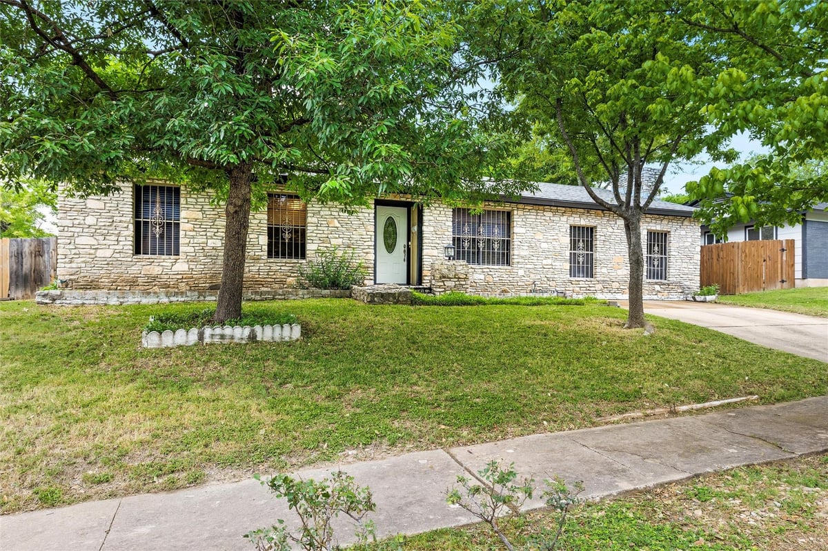 View 9712 Hansford Dr in Northcape 9712 Hansford Dr - front exterior - Luxury home in Northcape, Austin, TX