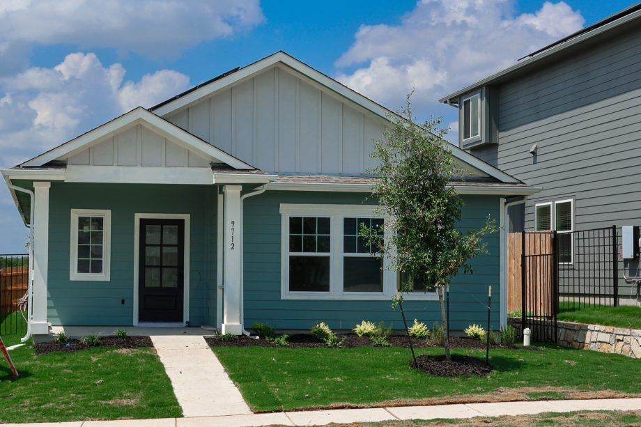 9712 Petrichor BLVD - front exterior - Luxury home in Whisper Valley, Manor, TX