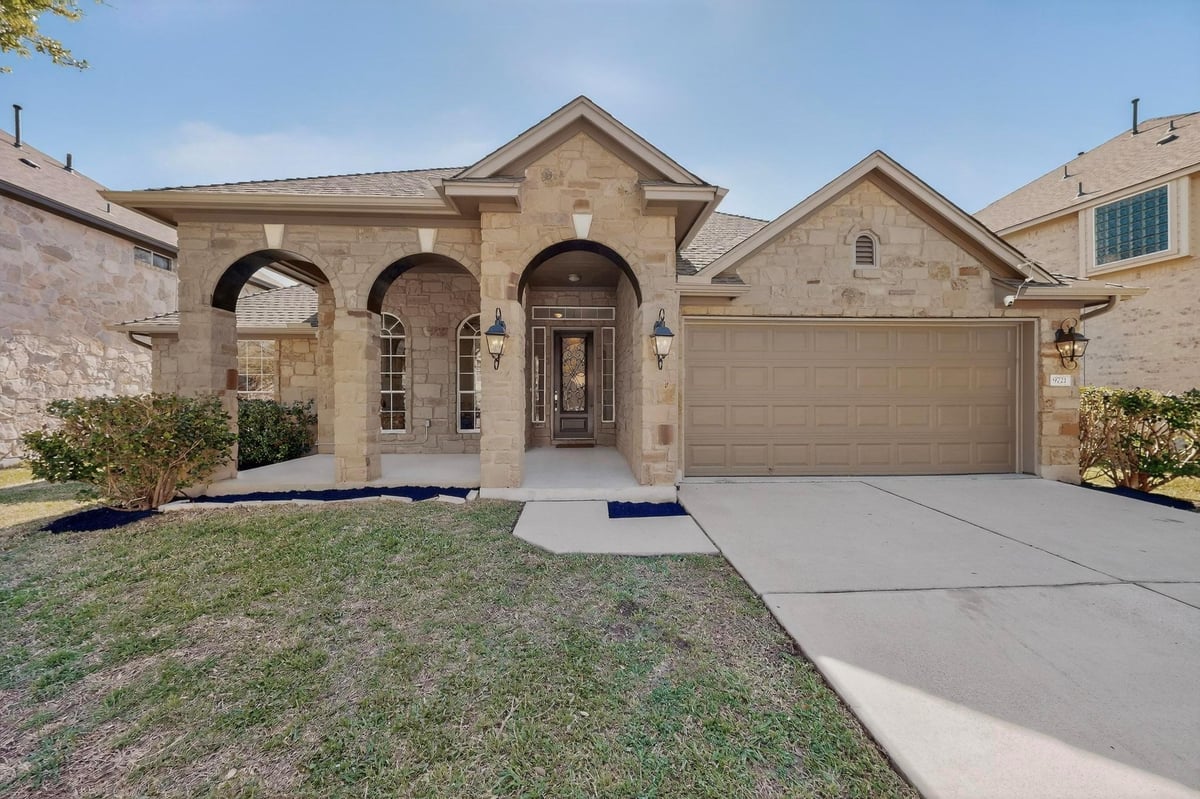 View 9721 Ria's WAY in Avery Ranch East 9721 Ria's WAY - front exterior - Luxury home in Avery Ranch East, Austin, TX