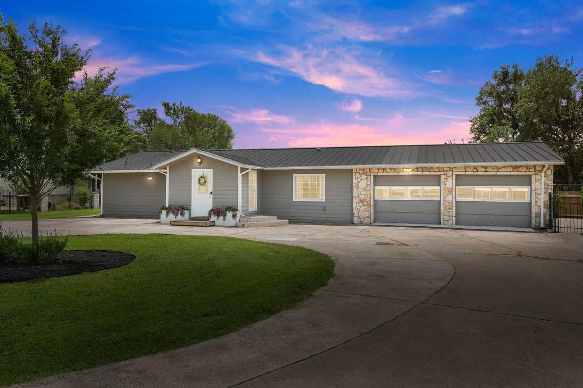 View 9725 Bock RD in Austin Skyline Sec 02 9725 Bock RD - front exterior - Luxury home in Austin Skyline Sec 02, Buda, TX