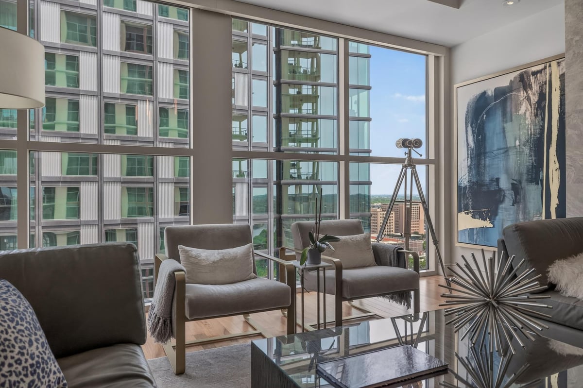 Bathroom at 98 San Jacinto Blvd Unit #2103 - 1 bed 1 bath home
