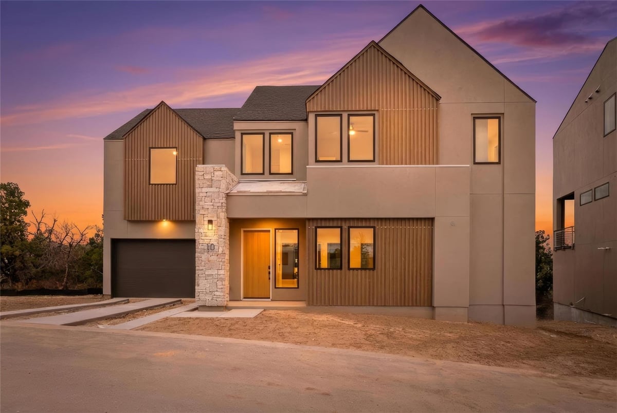 9803 Ribelin Ranch Ct Unit #10 - front exterior - Luxury home in Vue/2222 Condos, Austin, TX