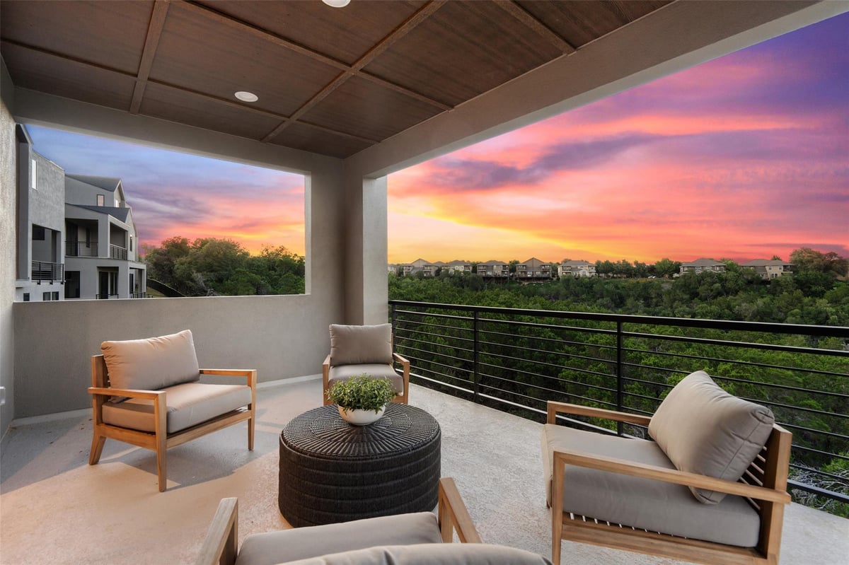 View 9803 Ribelin Ranch CT Unit #6 in Vue/2222 Condos 9803 Ribelin Ranch CT Unit #6 - front exterior - Luxury home in Vue/2222 Condos, Austin, TX