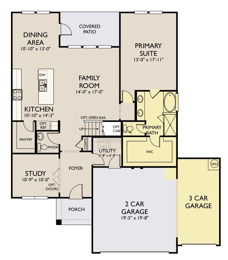 Primary bedroom at 9805 Serene Bliss Ln - 4 bed 2 bath home