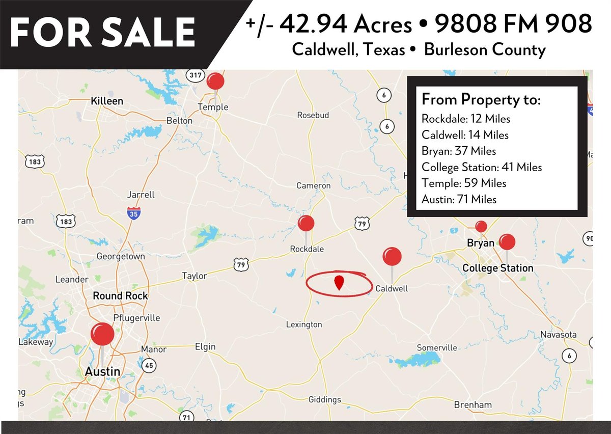 Primary bedroom at 9808 FM 908 - Other, Caldwell, TX