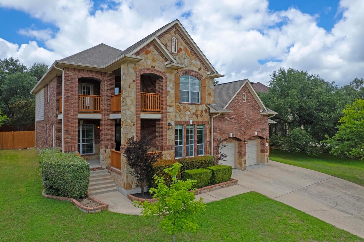 View 9812 Whitley Bay DR in Avery Ranch 9812 Whitley Bay DR - front exterior - Luxury home in Avery Ranch, Austin, TX