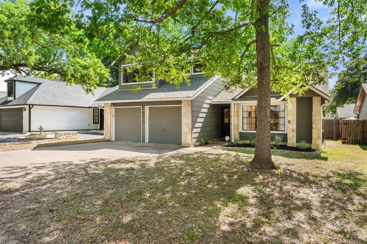 View 9833 Briar Ridge DR in Tanglewood Forest Sec 02 Ph C 9833 Briar Ridge DR - front exterior - Luxury home in Tanglewood Forest Sec 02 Ph C, Austin, TX