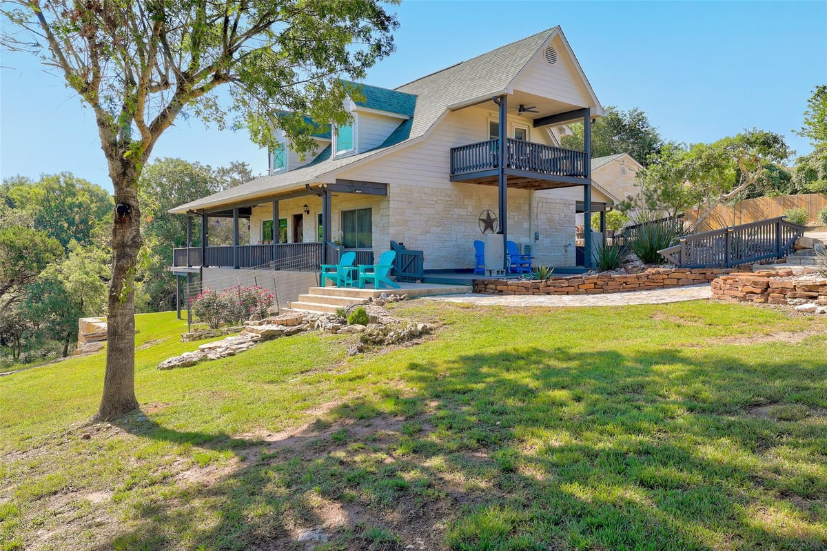 View 9859 Hodge Canyon DR in The Woods Of Salado 9859 Hodge Canyon DR - property photo 1 - Luxury home in The Woods Of Salado, Salado, TX