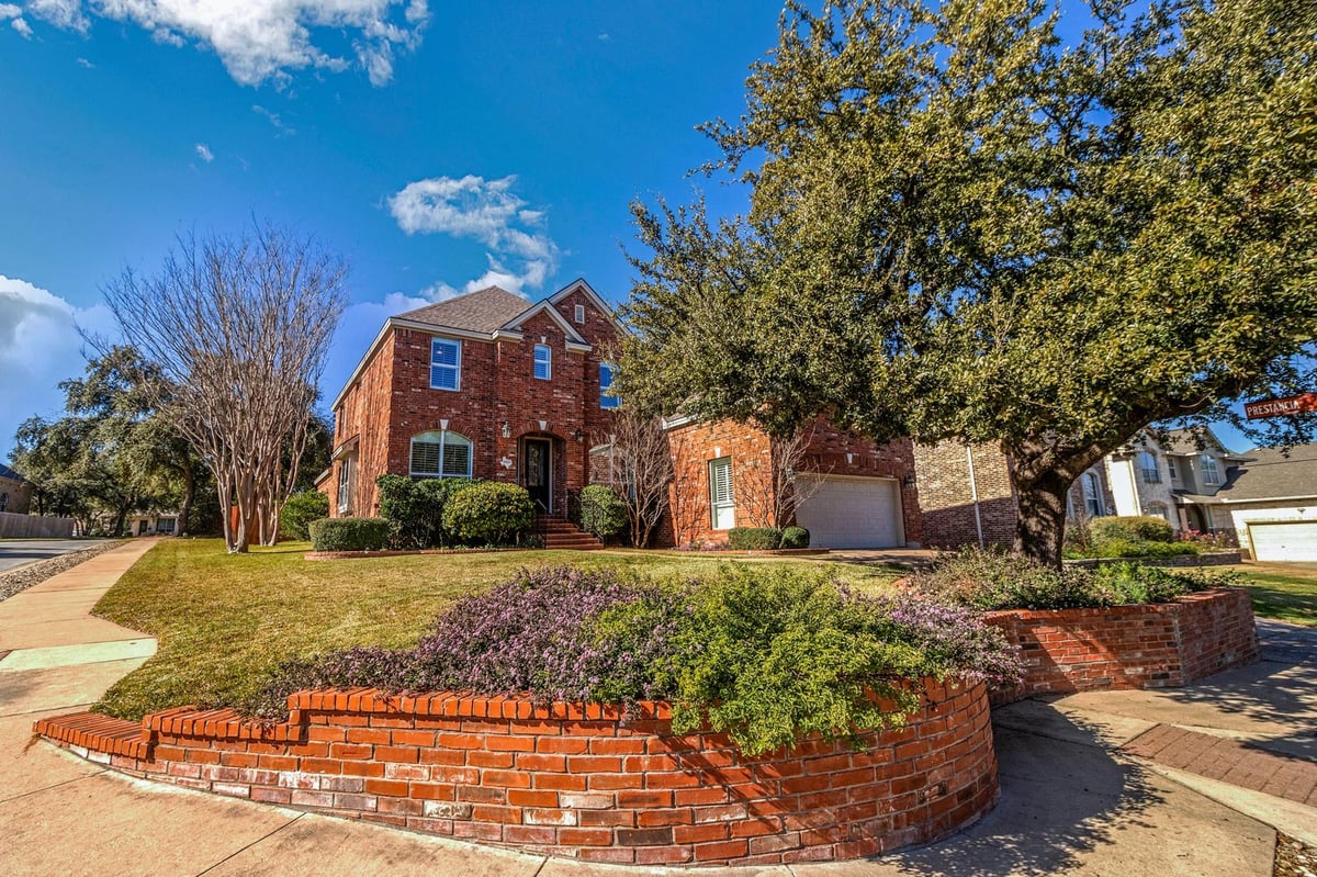 View 9900 Bundoran Dr in Avery Ranch 9900 Bundoran Dr - front exterior - Luxury home in Avery Ranch, Austin, TX