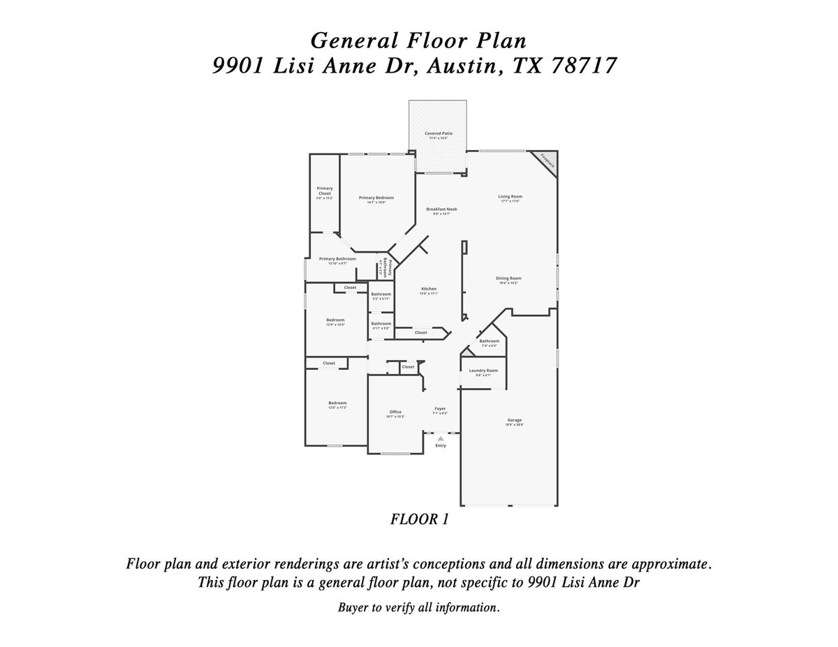 Primary bedroom at 9901 Lisi Anne Dr - 3 bed 2 bath home
