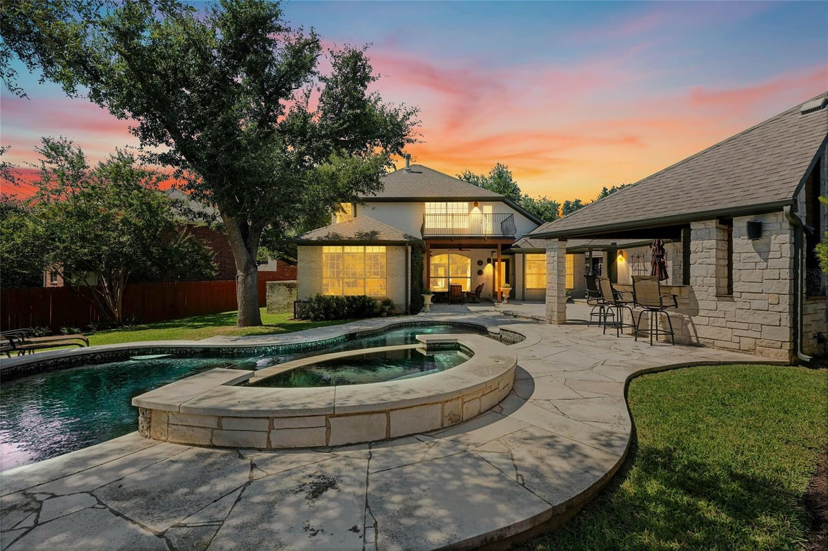 View 9904 Charthouse Cv in River Place Sec 07B 9904 Charthouse Cv - front exterior - Luxury home in River Place Sec 07B, Austin, TX
