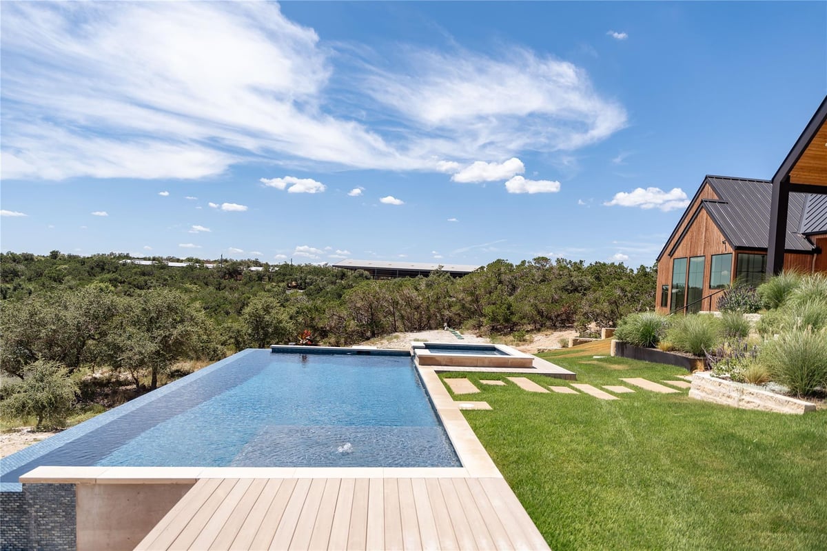 View Lot 108 Oryx CV in Ranches of Brushy Top Lot 108 Oryx CV - pool area with Lot 108 Oryx Cv in Blanco - Luxury home in Ranches of Brushy Top, Blanco, TX
