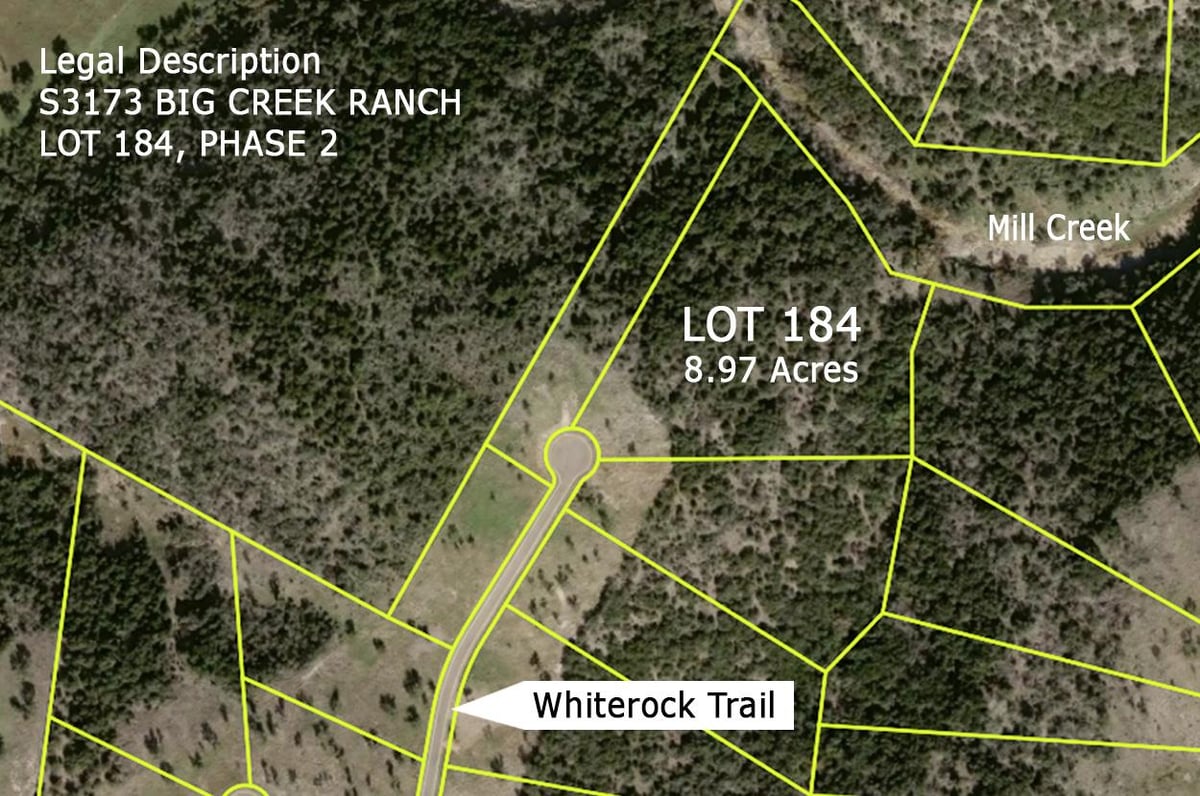 View Lot 184 Whiterock TRL in Big Creek Ranch Lot 184 Whiterock TRL - property photo 1 - Luxury lot in Big Creek Ranch, Kingsland, TX