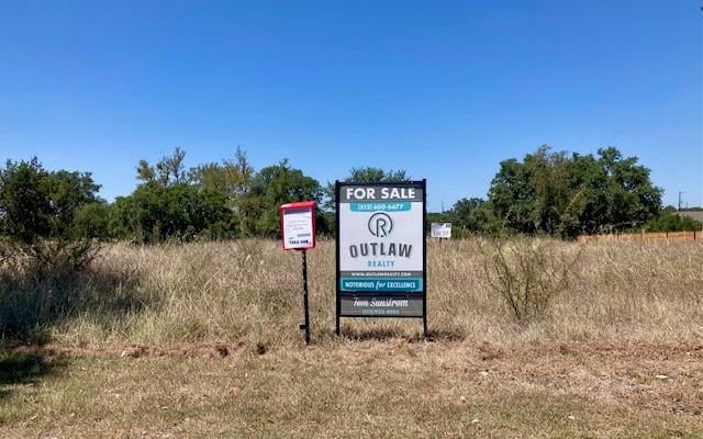 Living area at Lot 19 Park View Dr - Mustang Ridge Estates, Marble Falls, TX