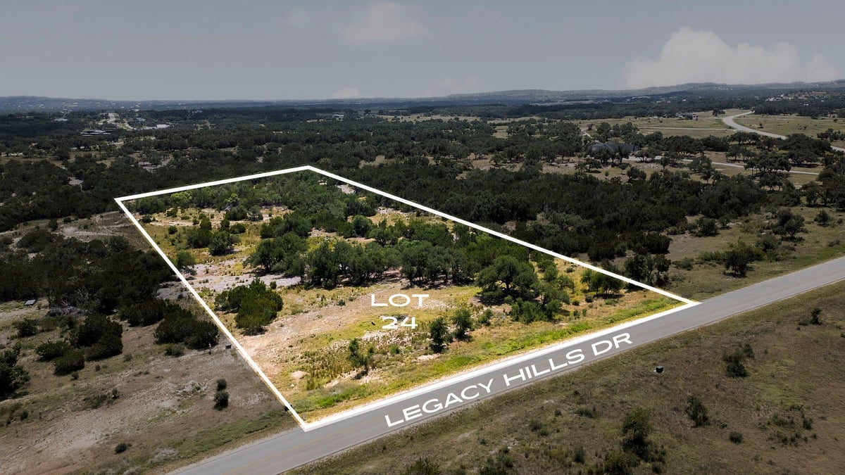View LOT 24 Legacy Hills Dr in LEGACY HILLS LOT 24 Legacy Hills Dr - front exterior - Luxury lot in LEGACY HILLS, Johnson City, TX
