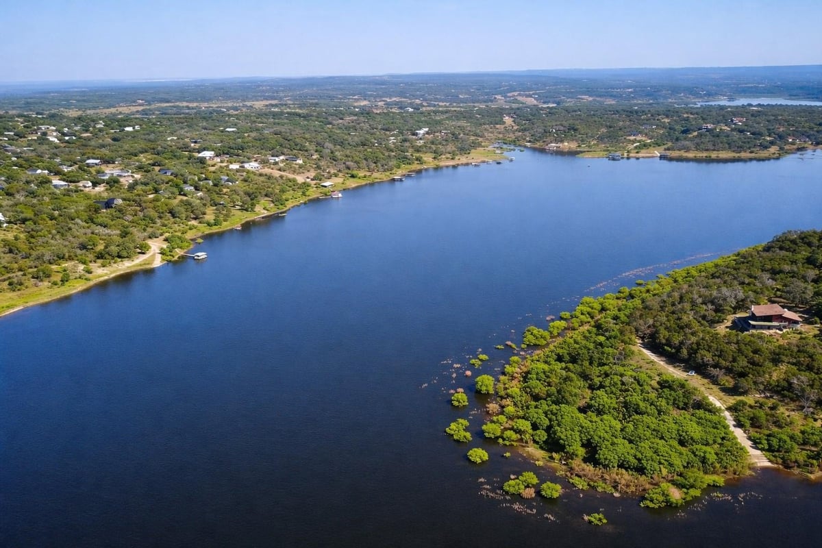 View Lot 282 Breezing Ln in Lakeside Beach Lot 282 Breezing Ln - front exterior - Luxury lot in Lakeside Beach, Spicewood, TX