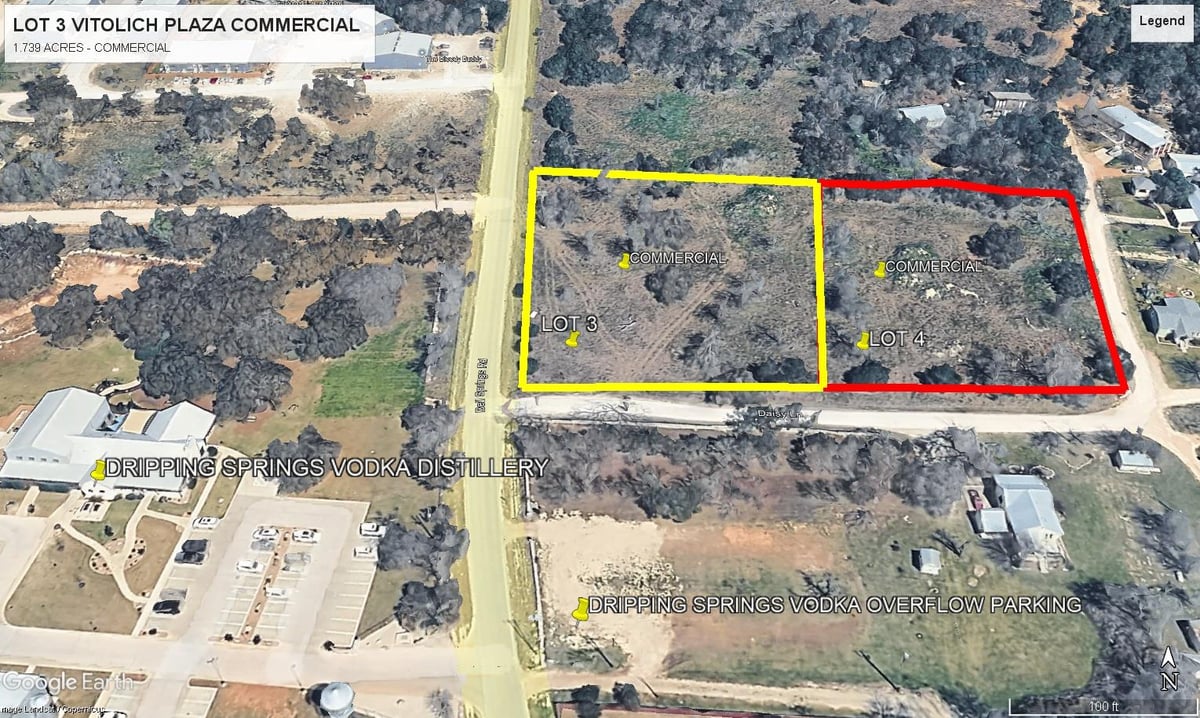 View Lot 3 Bell Springs Rd in Vitolich Plaza Lot 3 Bell Springs Rd - front exterior - Luxury home in Vitolich Plaza, Dripping Springs, TX