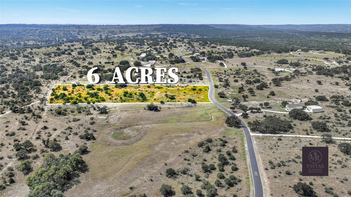 View LOT Unit #5 in THE VISTAS AT ROUND MOUNTAIN LOT Unit #5 - front exterior - Luxury lot in THE VISTAS AT ROUND MOUNTAIN, Round Mountain, TX